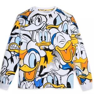 Disney XS Donald Duck Black, Yellow and White Shirt